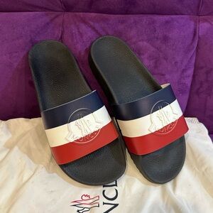 Moncler Slide size 38/8. NWOT